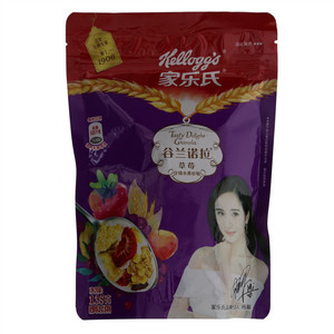 Kellogg's家乐氏谷兰诺拉草莓什锦水果即食谷物