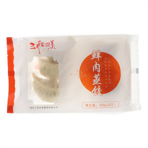 三和四美鲜肉蒸饺(速冻、熟制、肉类、速冻面米食品)