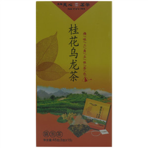 天福天心茗茶桂花乌龙茶袋泡茶