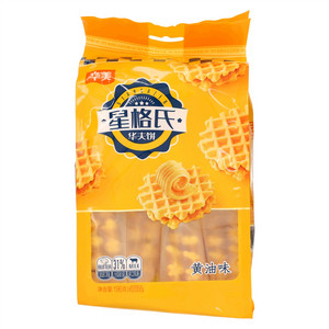 华美乳星格氏黄油味华夫饼
