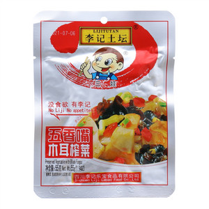 李记土坛五香嘴木耳榨菜