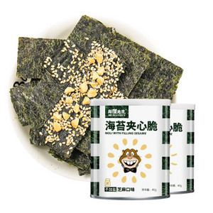海狸先生海苔夹心脆（芝麻味）