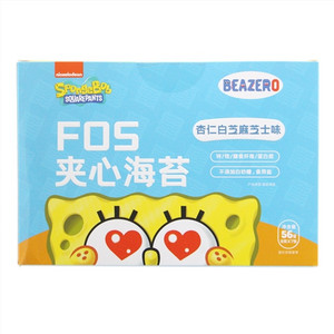 beazero海绵宝宝夹心海苔（杏仁白芝麻芝士味）
