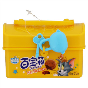 童麟百宝箱巧克力味灌心饼干