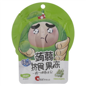 啵乐冻青提味蒟蒻挤食果冻