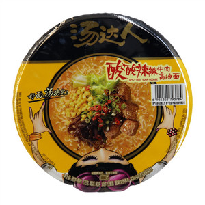 统一汤达人酸酸辣辣牛肉高汤面