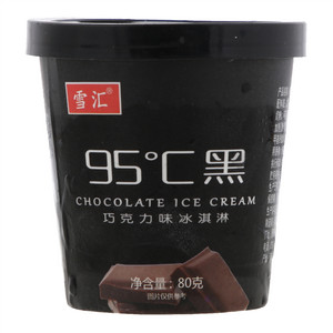 雪汇95℃黑巧克力味冰淇淋