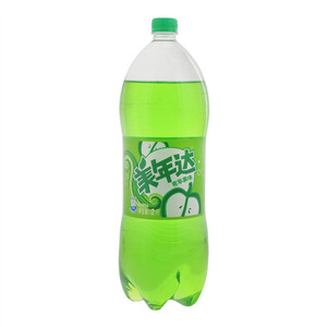 美年达青苹果味果味型汽水