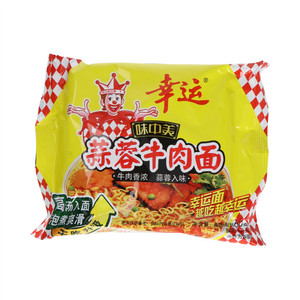 幸运味中美蒜蓉牛肉面