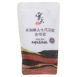 雪天未加碘古生代岩盐食用盐