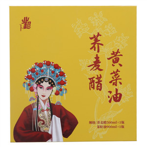 业超特酿荞麦醋御品纯黄菜籽油