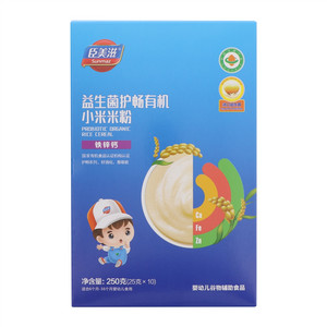 臣美滋铁锌钙益生菌护畅有机小米米粉