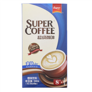 super超级咖啡拿铁3合1即溶咖啡饮品