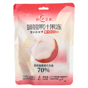每日生机荔枝风味蒟蒻果汁果冻