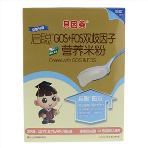 贝因美启聪GOS+FOS双歧因子营养米粉