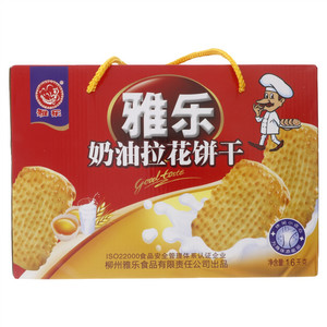 雅乐奶油拉花饼干 
