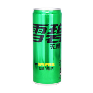雪碧/雪碧零卡柠檬味汽水 330ml易拉罐装（SLEEK）