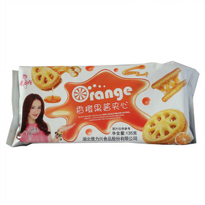 香橙果酱夹心饼干