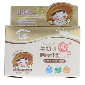 千手VC强化牛初乳膳食纤维三合一粉