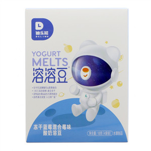 DELINU迪乐能溶溶豆蓝莓混合莓味酸奶溶豆