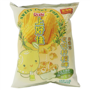 上好佳田园泡气泡柠檬味甜玉米膨化食品
