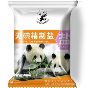 熊猫牌无碘精制盐400g