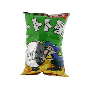 90克卜卜星海鲜风味膨化食品