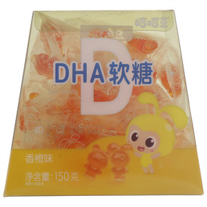 咭咭豆香橙味DHA软糖