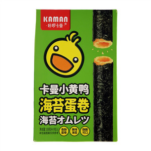 咔啰卡曼卡曼小黄鸭海苔蛋卷