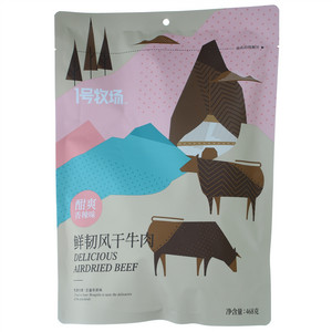 1号牧场酣爽香辣味鲜韧风干牛肉