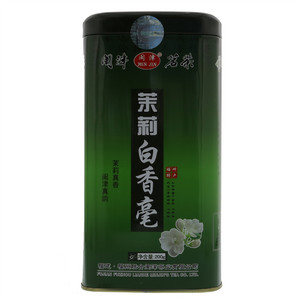 闽津茉莉白香毫罐200g