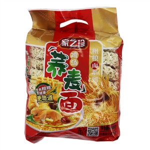 家之珍粗粮面系列鸡汤荞麦面（非油炸方便面）