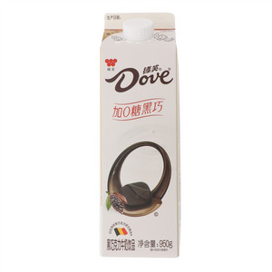 味全Dove德芙加0糖黑巧牛奶饮品