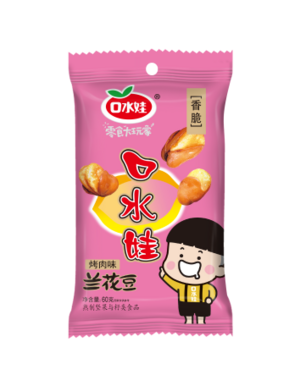 口水娃香脆兰花豆烤肉味60g