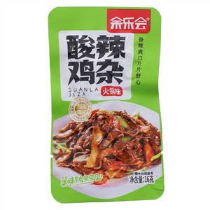 余乐会火锅味酸辣鸡杂