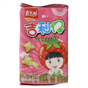 嘉士利吉利仔草莓味注心饼干