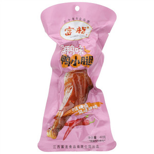 富龙黑鸭味鸭小腿