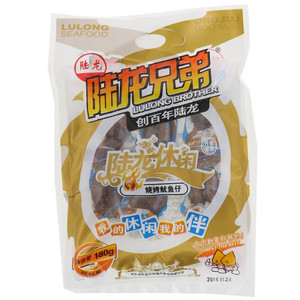 陆龙兄弟休闲烧烤鱿鱼仔180g