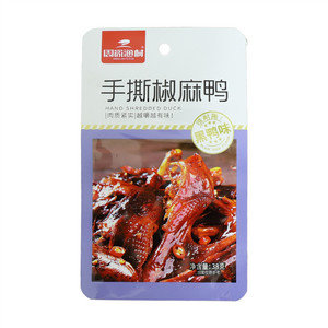 周家渔村黑鸭味手撕椒麻鸡