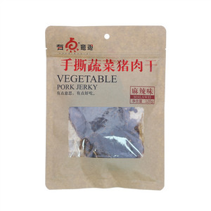 黔五福有点意思手撕蔬菜猪肉干（麻辣味）