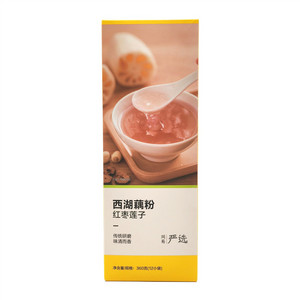 西湖藕粉红枣莲子