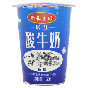 新长生园原味酸牛奶