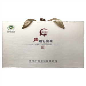 藁城宫面庄润卖场鲜藕粉宫面