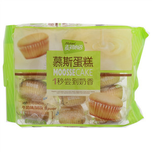 麦初心语慕斯蛋糕牛奶味375克