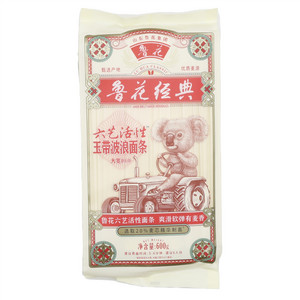 鲁花六艺活性玉带波浪面条(考拉)