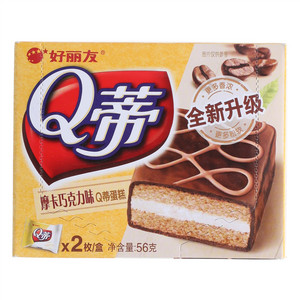 好丽友Q蒂摩卡巧克力味蛋糕