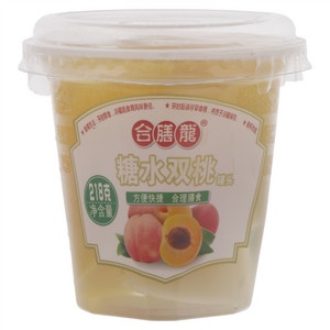 合膳龙糖水双桃罐头