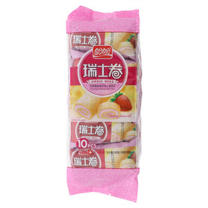 盼盼草莓味瑞士卷