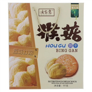 满客意猴菇饼干