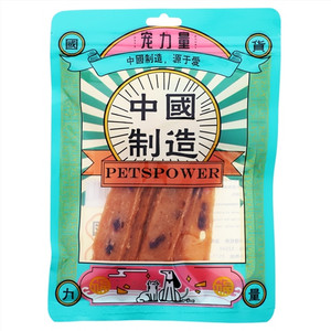 宠力量鸡肉紫薯切片